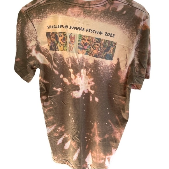 Festival tee shirt, size L,cotton/poly, never worn, tie dye, excellent condition - Picture 2 of 3